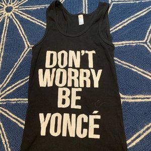Beyoncé fitted tank top